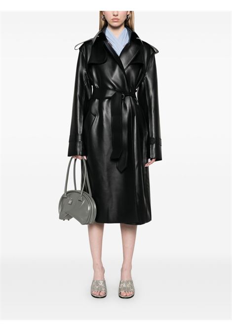 Black belted trench coat Norma kamali - women NORMA KAMALI | ST4244LV050001